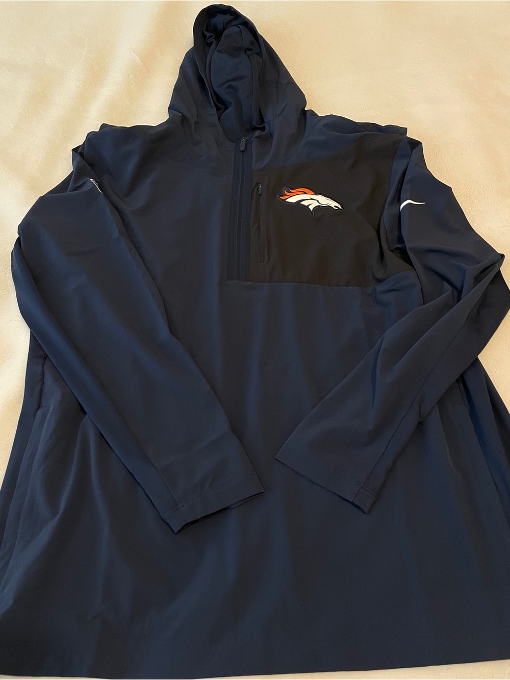 NWT Nike NFL Denver Broncos Team Issued Jacket With Hood Sz XXL